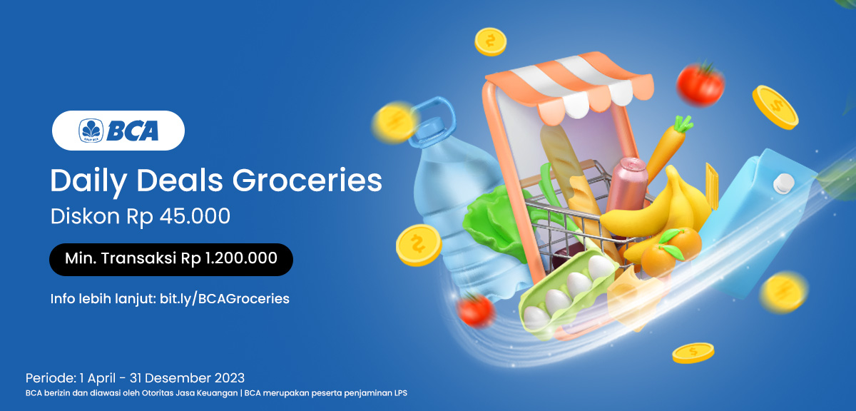 BCA Daily Deals Groceries Disc Rp 45.000